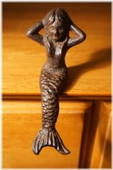 Seafarer Mermaid Cast Iron Shelf Sitter