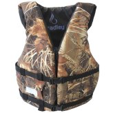 Camo Fishing Life Vest - US Coast Guard Approved for Adults