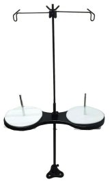 Metallic Spool Thread Stand - Industrial Black