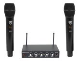 HarmonyWave Wireless Microphone Mixer with Dual UHF Channels