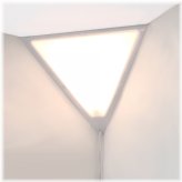 Triangle Glow Corner Light - White, Perfect for Kids and Teens Rooms