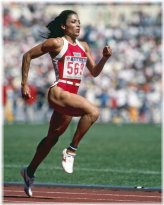 GRIFFITH JOYNER USA Track and Field 8x10 Glossy Photo