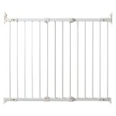 AngleSafe Quick Release Baby Gate - Secure Stair Protection, 42.5x30.5 In (Open Box)