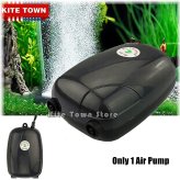 WhisperFlow Dual Outlet Air Pump for Large Aquariums and Hydroponics