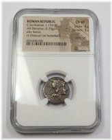 Roman Republic Denarius Coin from 154 BC