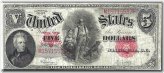 Wood Chopper $5 Legal Tender Note