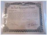 San Angelo Livestock Loan Company Stock Certificate