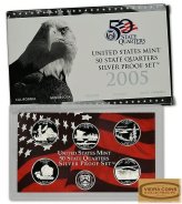 State Quarters Silver Proof Set - 2005 Edition