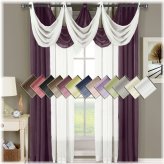 Grommet Crushed Sheer Window Treatments