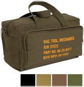 Rugged Canvas Tool Organizer with Zippered Pockets