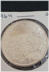 Tokyo Olympics 1000 Yen Silver Coin