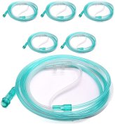 Flexible Clear Nasal Oxygen Cannulas for Adults (Pack of 5)