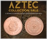 Aztec Calendar Copper Round