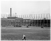 Cleveland Indians at League Park Vintage Photograph