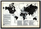 World Map of 1919: Allies & Axis Powers with Colonial Africa