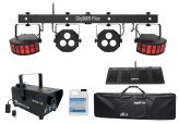 FlexLight Pro Stage System with Derby and Par Can Lights, Footswitch, and Fogger with LED's