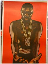 Isaac Hayes Black Moses Vintage 1970's Advert The Movement Soul Poster