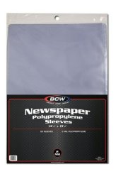 Heritage Poly Sleeves for Large Newspapers