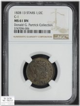 13 Stars C-1 Classic Head Copper Half Cent