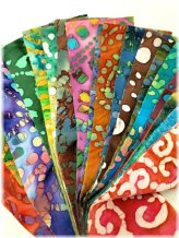 Batik Fabric Strip Pack