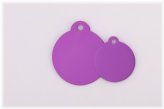 Round Aluminum Pet Tags - Pack of 10