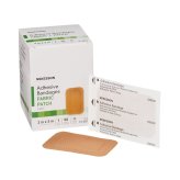 Tan Fabric Patch Bandages (2" x 3") by McKesson