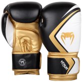 Champion's Choice Boxing Gloves - Black/White/Gold