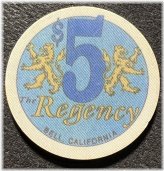 Regency Bell $5 Poker Chip