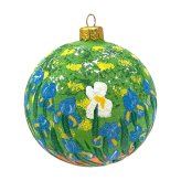Floral Bouquet Glass Ornament Collection