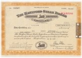 Hartford Steam Boiler Inspection Insurance Company Stock Certificate - Connecticut