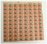 Fast Train Sheet Block - 1901 US Stamps