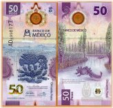 Redesigned Polymer 50 Pesos Banknote - 2021 Edition