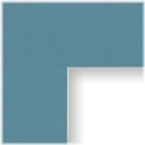 Ocean Blue Bevel-Cut Picture Frame Mat