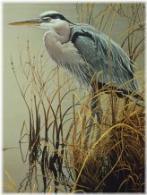 Blue Heron Serenity Puzzle