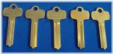 Nickel Silver Key Blanks Set