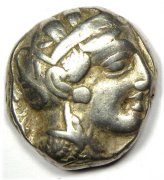 Athena's Silver Owl Coin