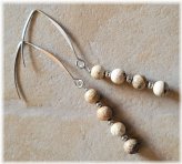 Earthy Jasper Dangle Earrings