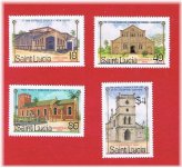 St. Lucia Christmas Stamp Set