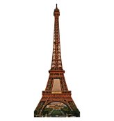 Parisian Nights Cardboard Cutout - Life-Size Eiffel Tower Standup