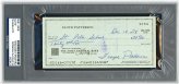 Floyd Patterson Signed Check with PSA/DNA Certification
