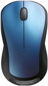 Peacock Blue Wireless Mouse by Logitech