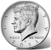 2023 D Kennedy JFK Half Dollar - Uncirculated Denver Mint Coin