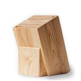 Natural Wood 12-Slot Knife Block by Schmidt Brothers