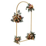 Golden Arch Frame for Wedding and Party Backdrops