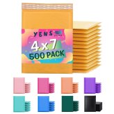 Kraft Bubble Mailers - Size #000 (4 x 7) by Yens®