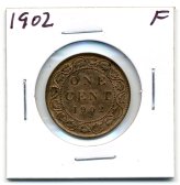 Canadian Copper Treasure: 1902 Fine
