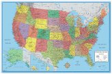 Premier USA Map Art Print