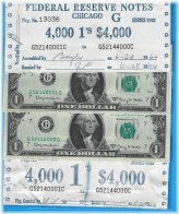 1963 Chicago $1 Federal Reserve Note Brick with End Notes