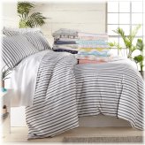 Kaycie Gray Patterned Duvet Set