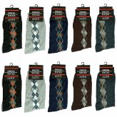 Argyle Crew Socks